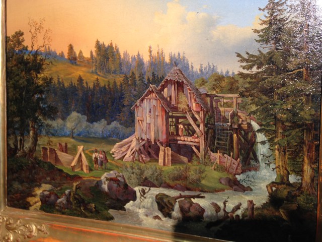 Sawmill in the Morning, 1845