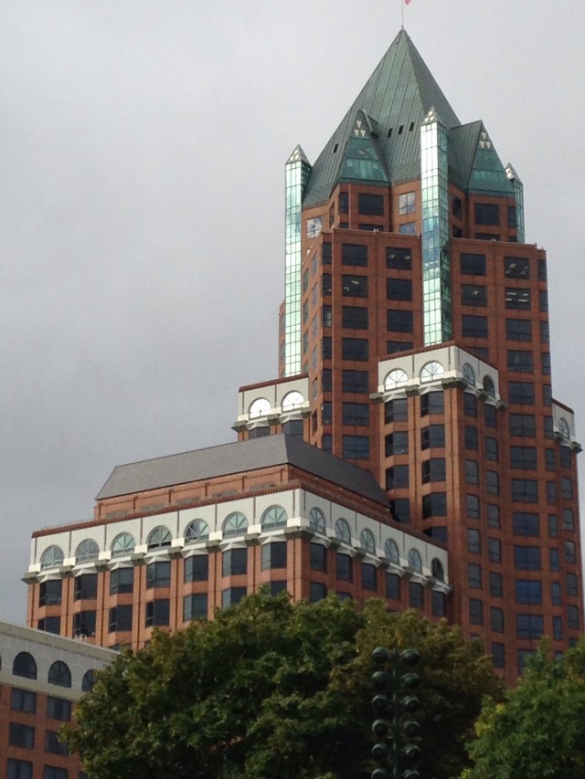 Milwaukee Center with sunlight