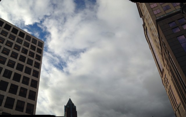 Storm clouds moving in