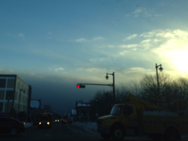 Approaching "Lake Effect" Snow