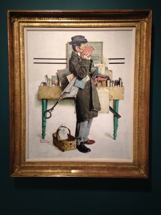 Norman Rockwell's The Bookworm, 1926