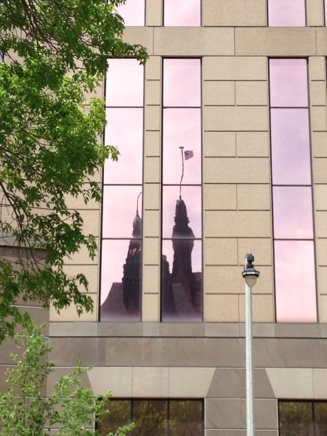 Milwaukee City Hall reflection