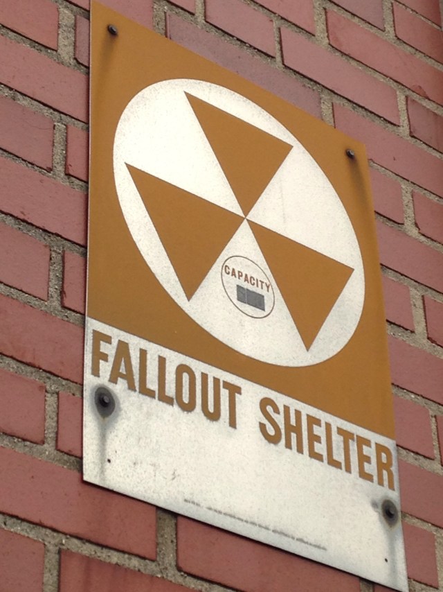 fallout shelter sign