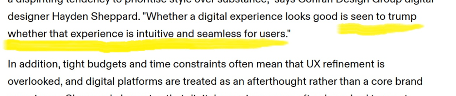 Text excluded from the “print screen” by the “subscribe” bar